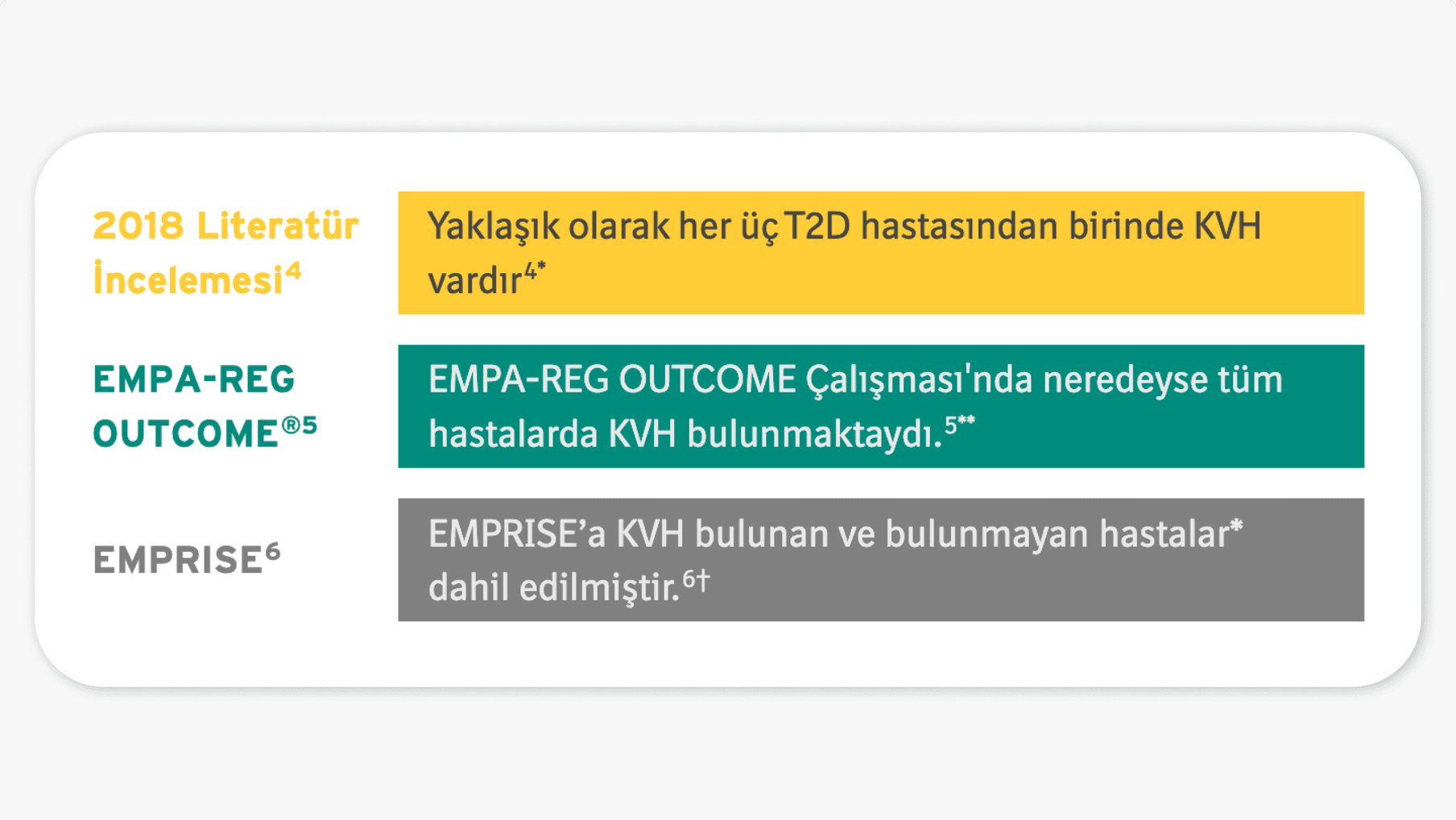 T2D'de KV Risk Bütünü