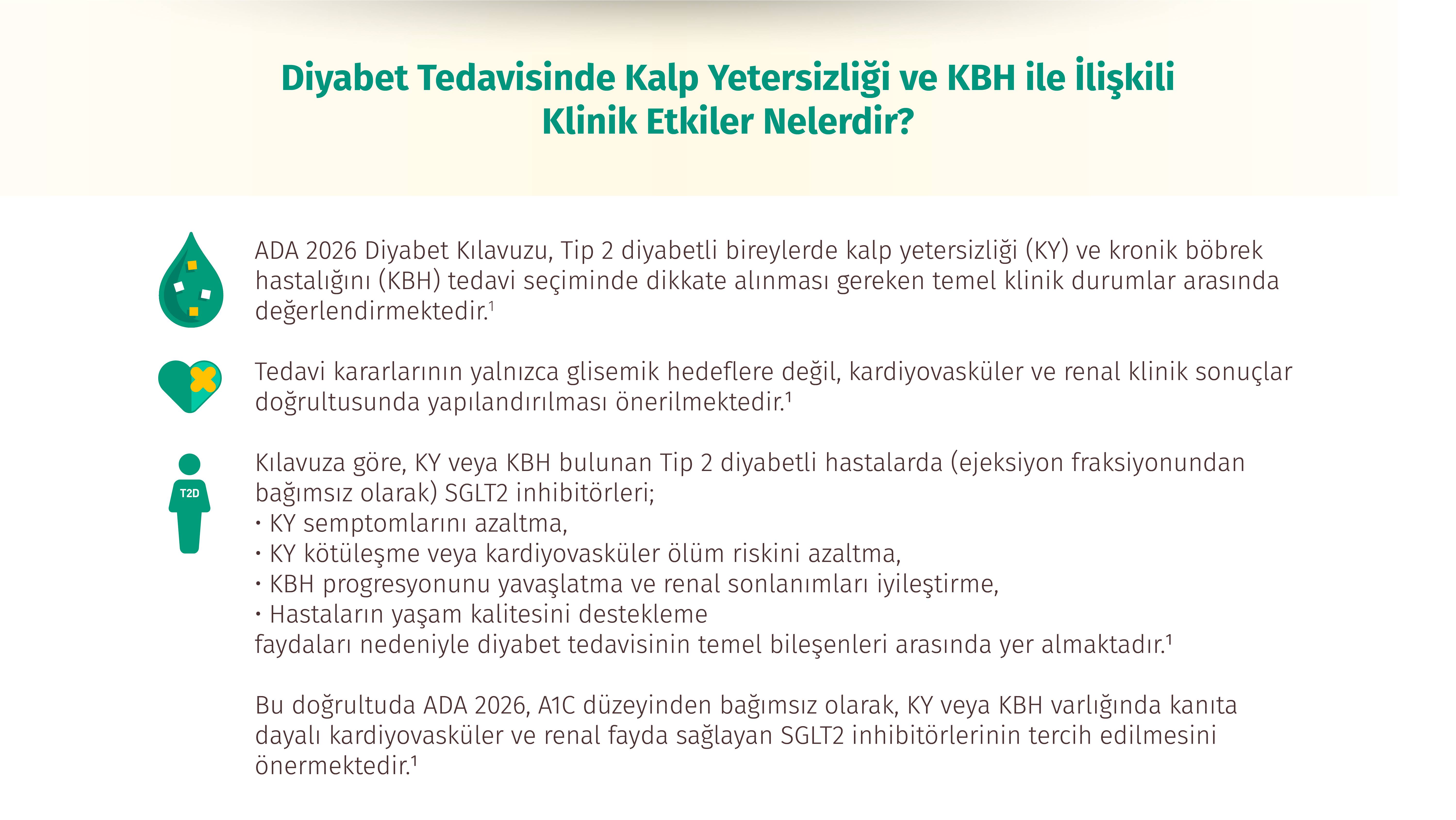 Diyabet Tedavisinde Kalp Yetersizliği ve KBH ile